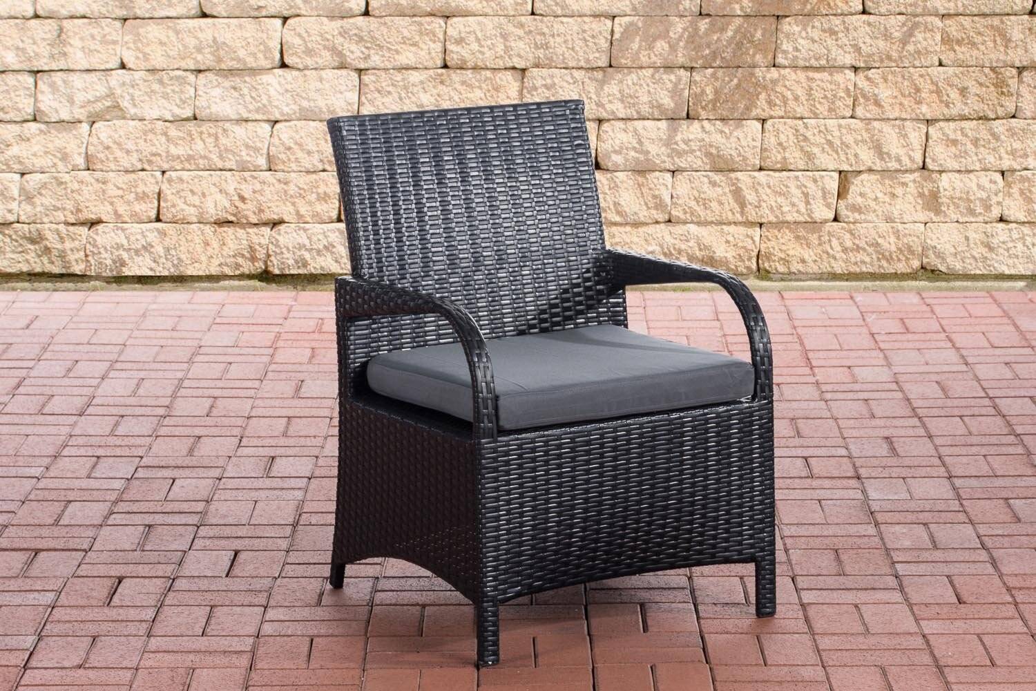 Stuhl Pizzo Eisengrau schwarz-0