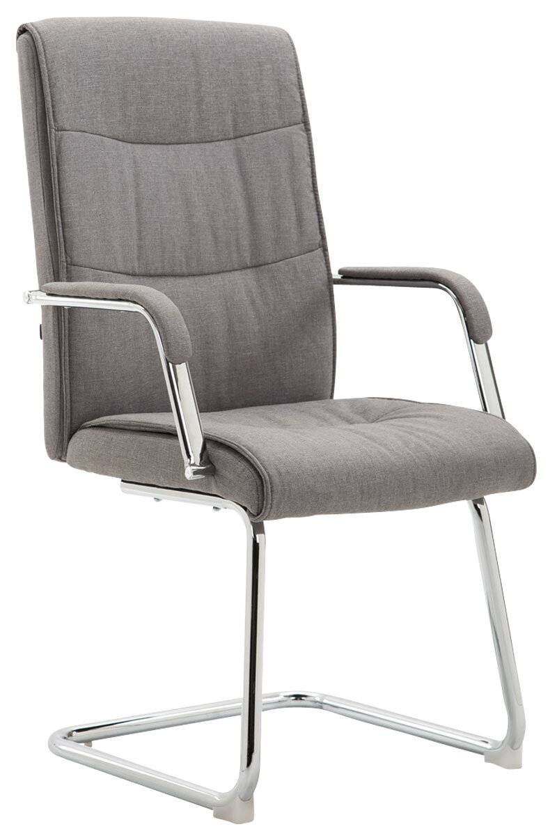 Besucherstuhl Caro V2 Stoff grau-0