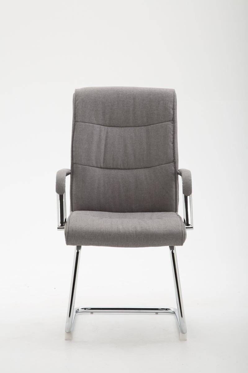 Besucherstuhl Caro V2 Stoff grau-1