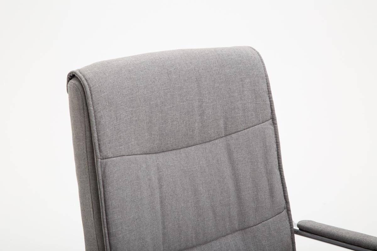 Besucherstuhl Caro V2 Stoff grau-4