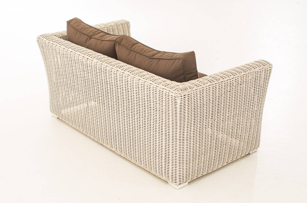 2er Sofa Mandal Terrabraun perlweiß-3