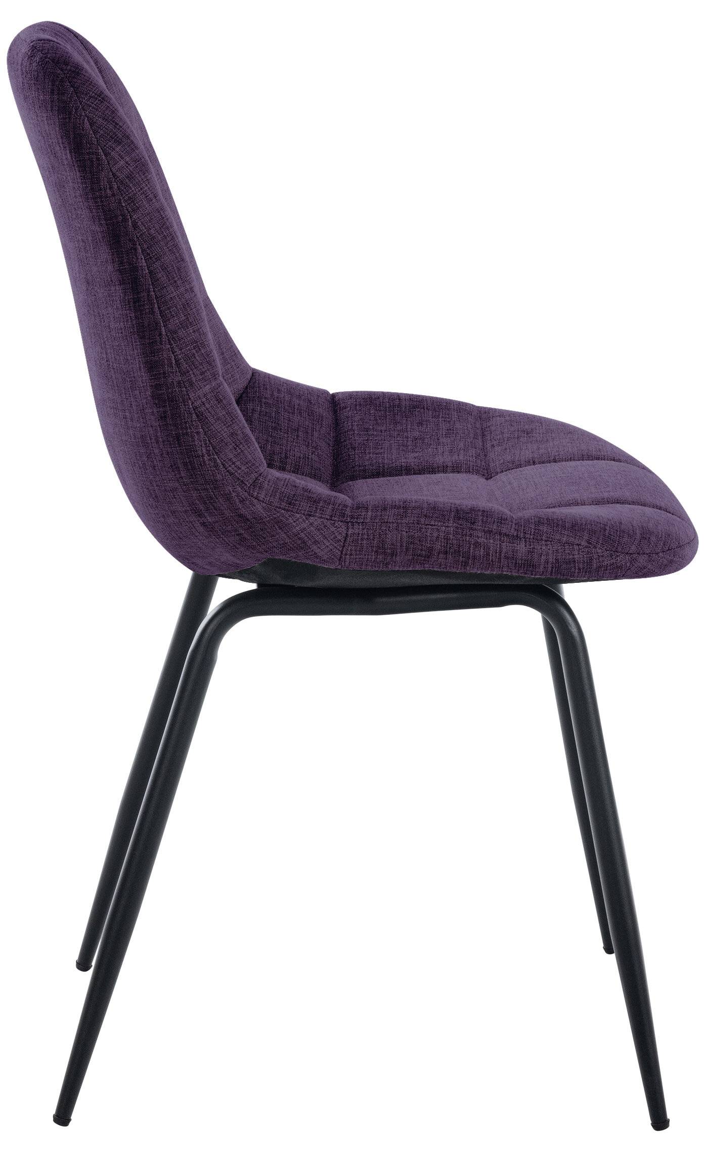 Stuhl Tom Stoff lila-3