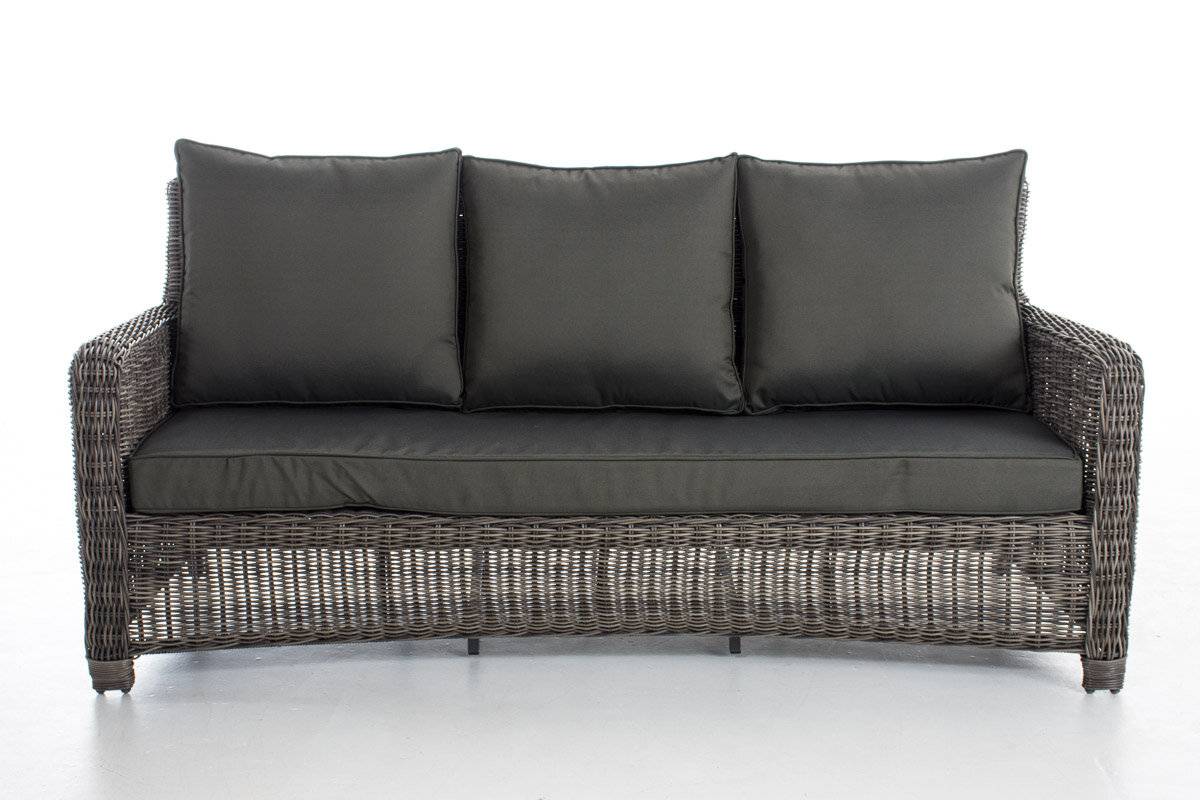 3er Sofa San Fernando Anthrazit grau-meliert-1