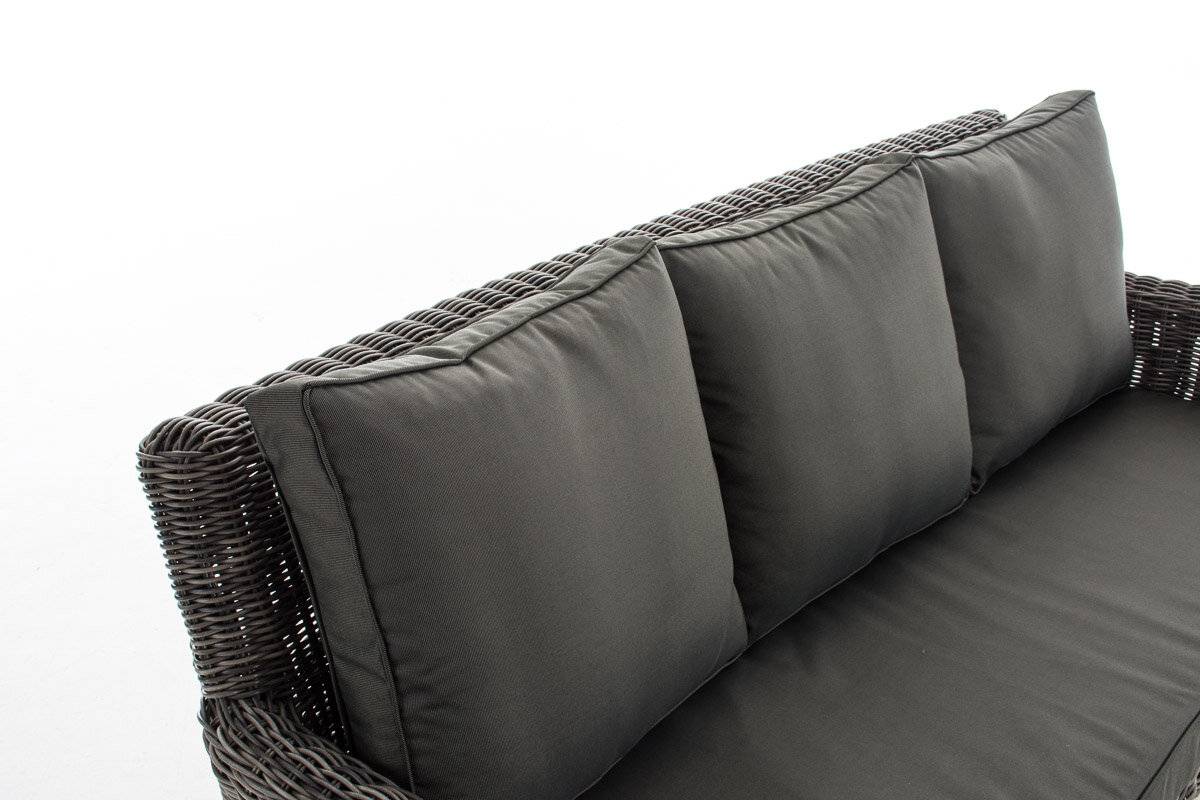 3er Sofa San Fernando Anthrazit grau-meliert-2