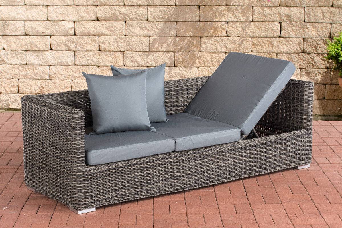 Lounge-Sofa Solano 5mm Eisengrau grau-meliert
