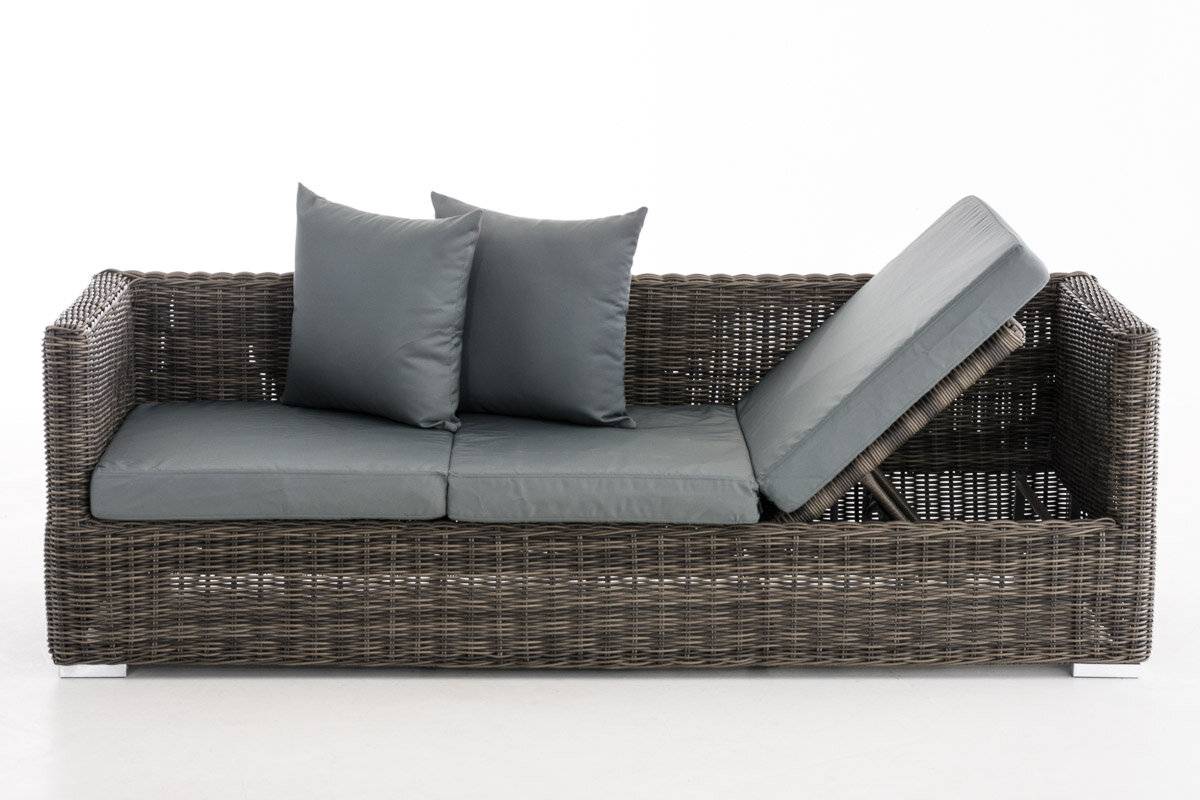Lounge-Sofa Solano 5mm Eisengrau grau-meliert-1