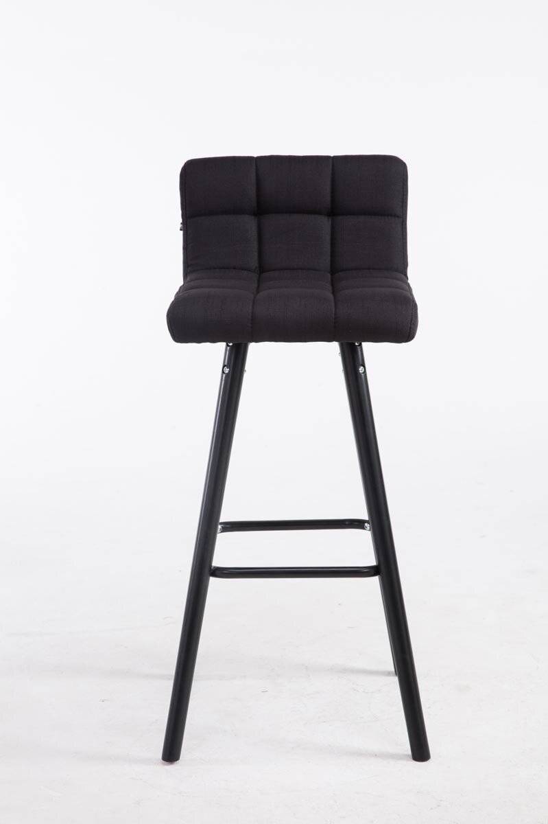 Barhocker Lincoln V2 Stoff Schwarz schwarz-1