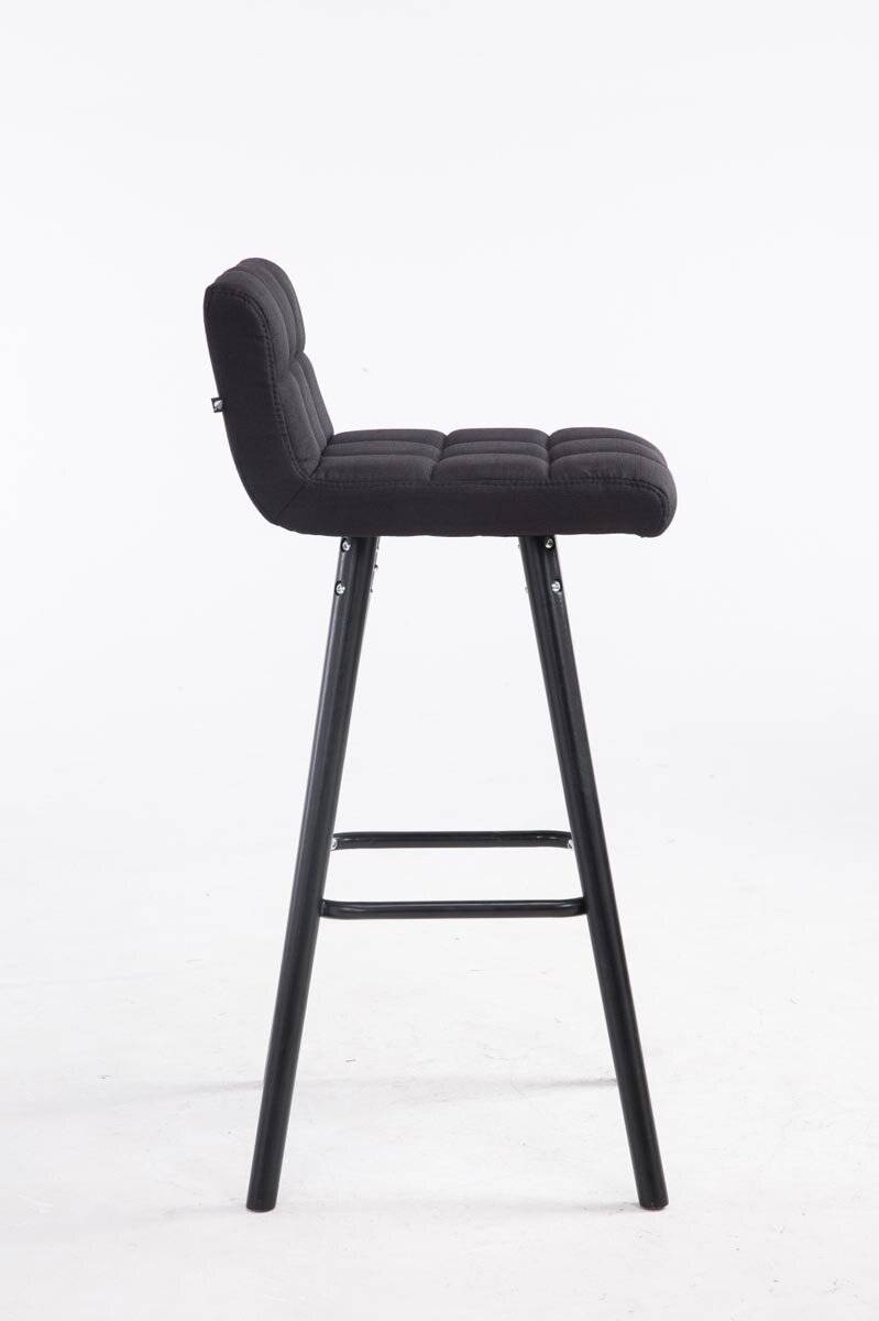 Barhocker Lincoln V2 Stoff Schwarz schwarz-2