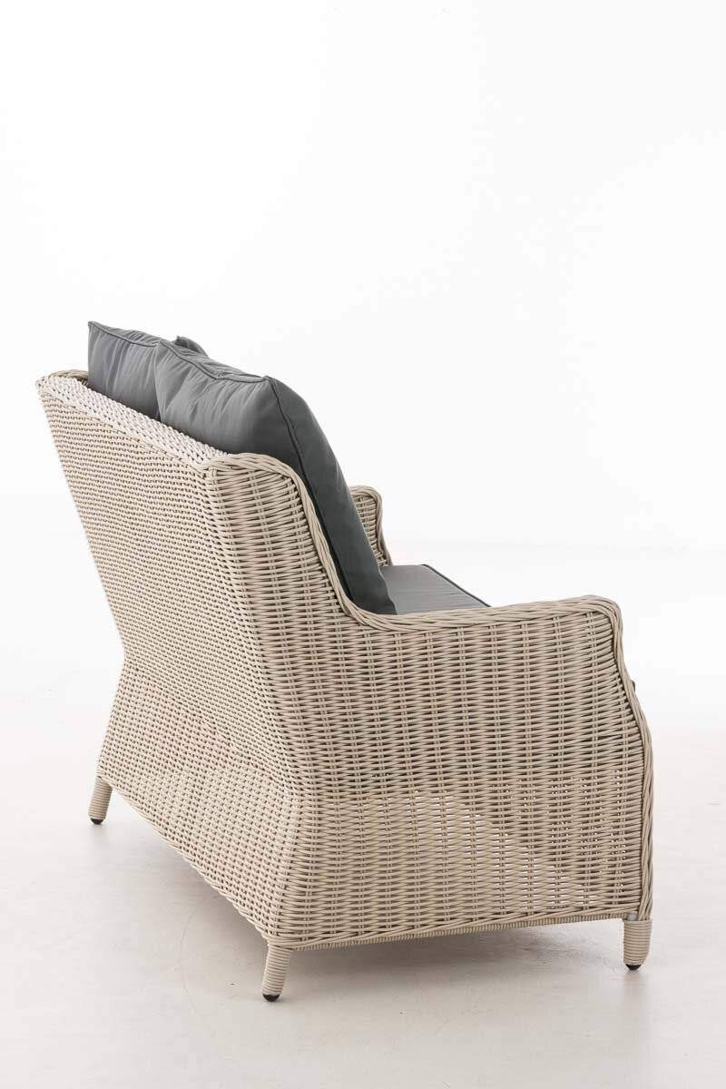 2er Sofa Montero Eisengrau perlweiß-3