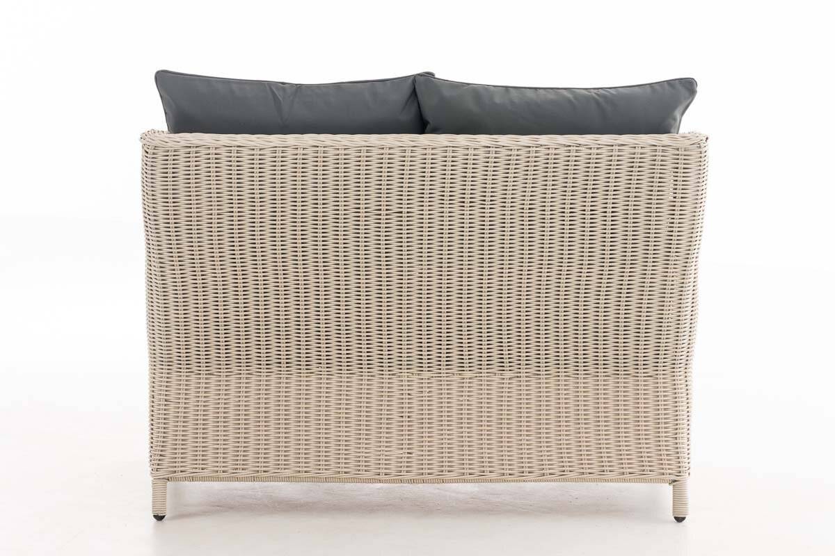 2er Sofa Montero Eisengrau perlweiß-4