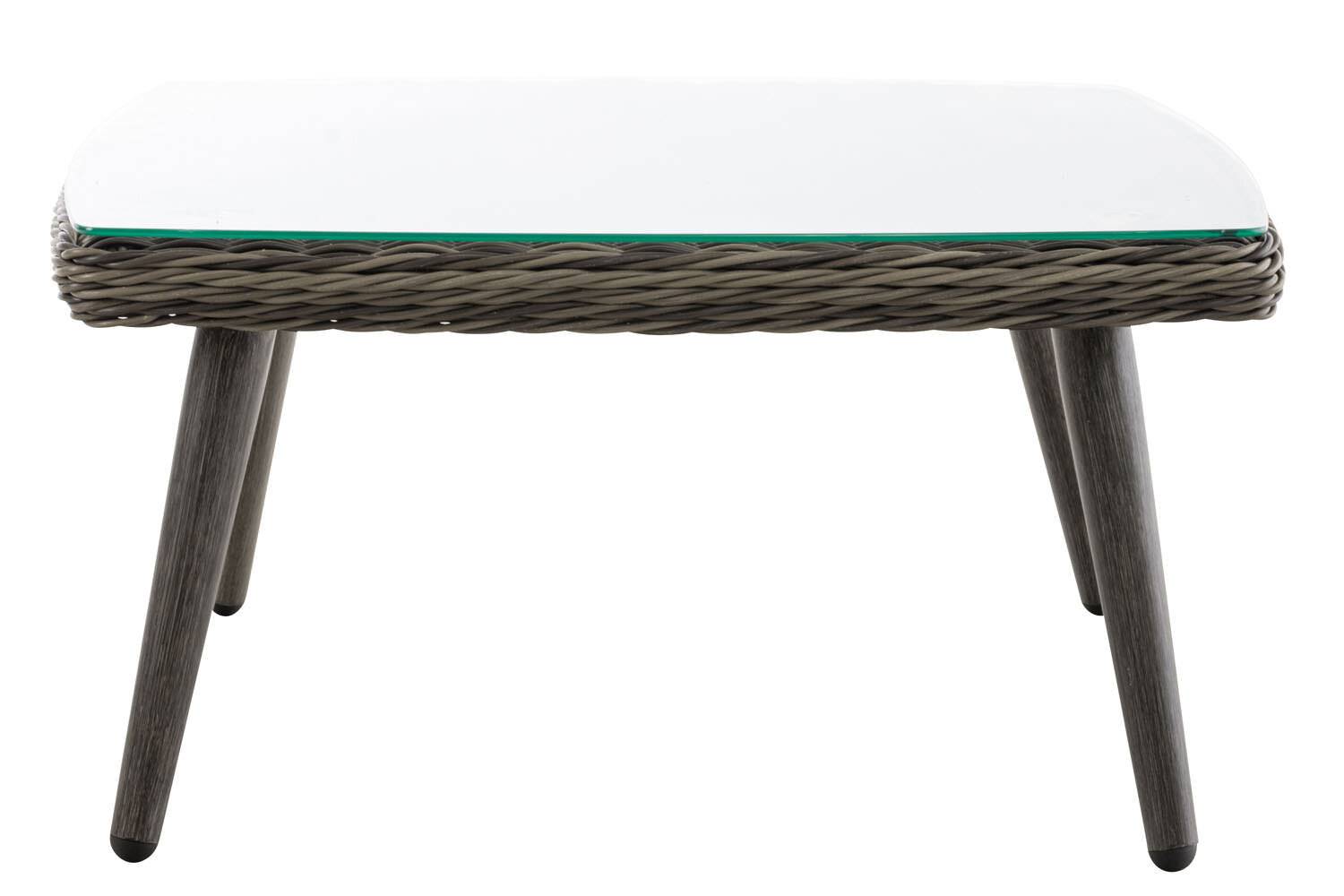 Tisch Ameland Rundrattan 30 cm grau-meliert-1