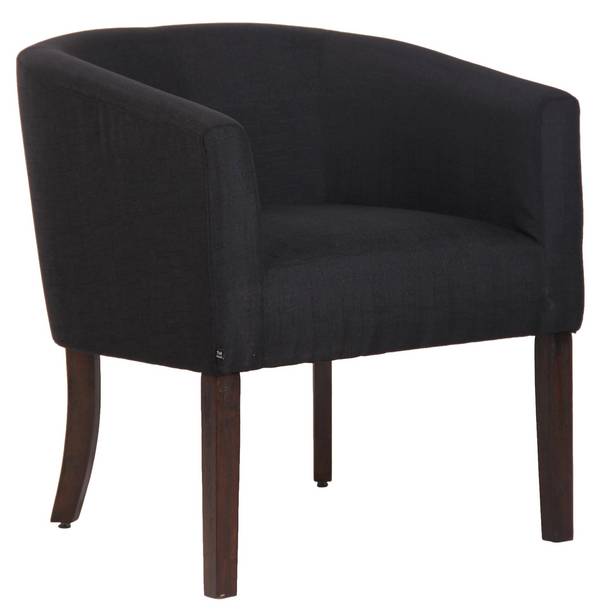 Sessel Nemea Stoff antik schwarz