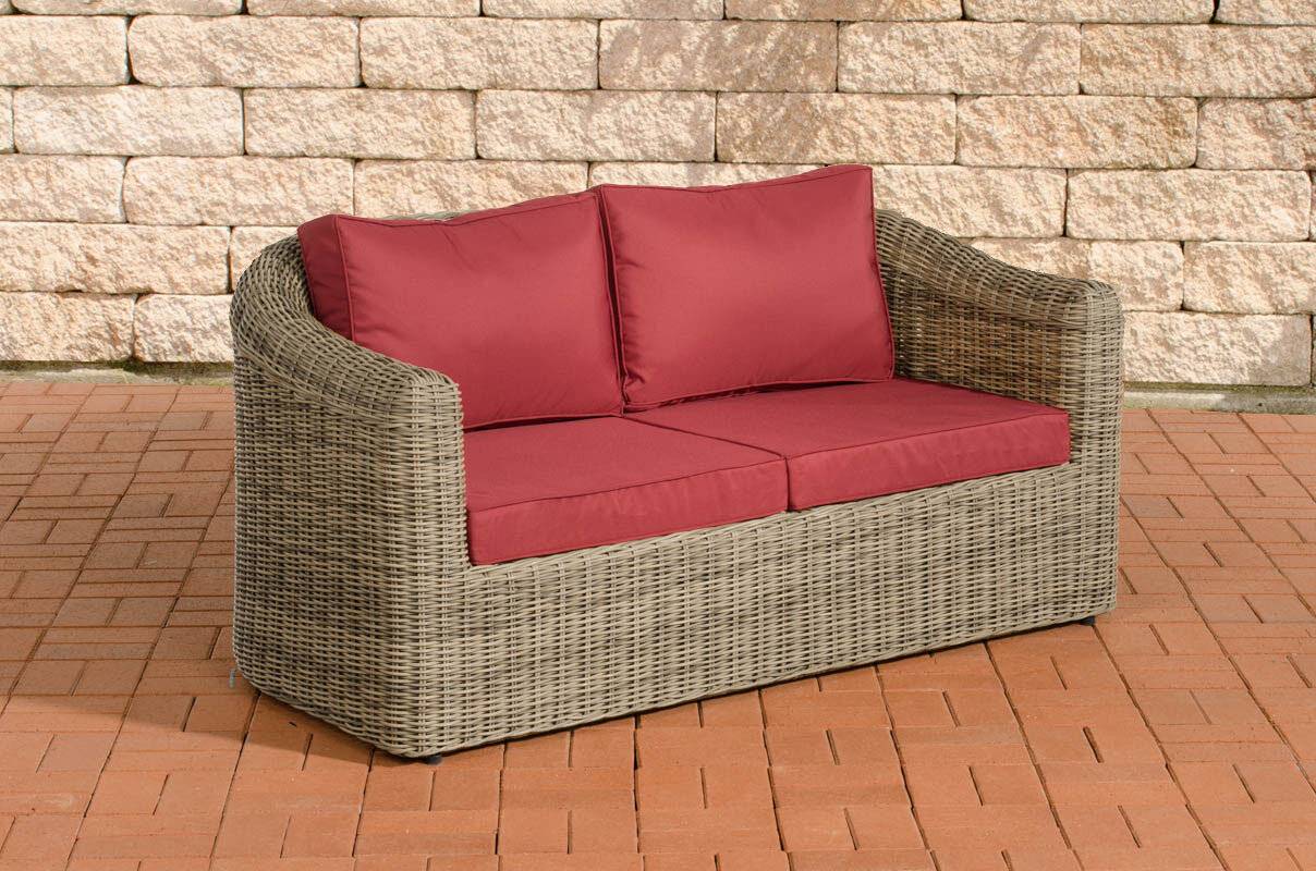 2er-Sofa Bergen Rubinrot 5mm natura-0