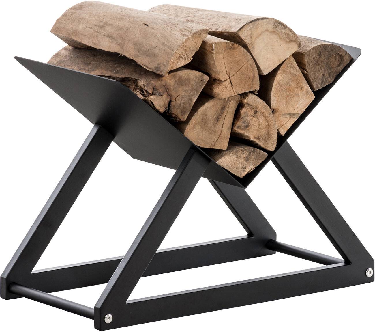 Kaminholzständer Winter 80x30x47,2 schwarz-0