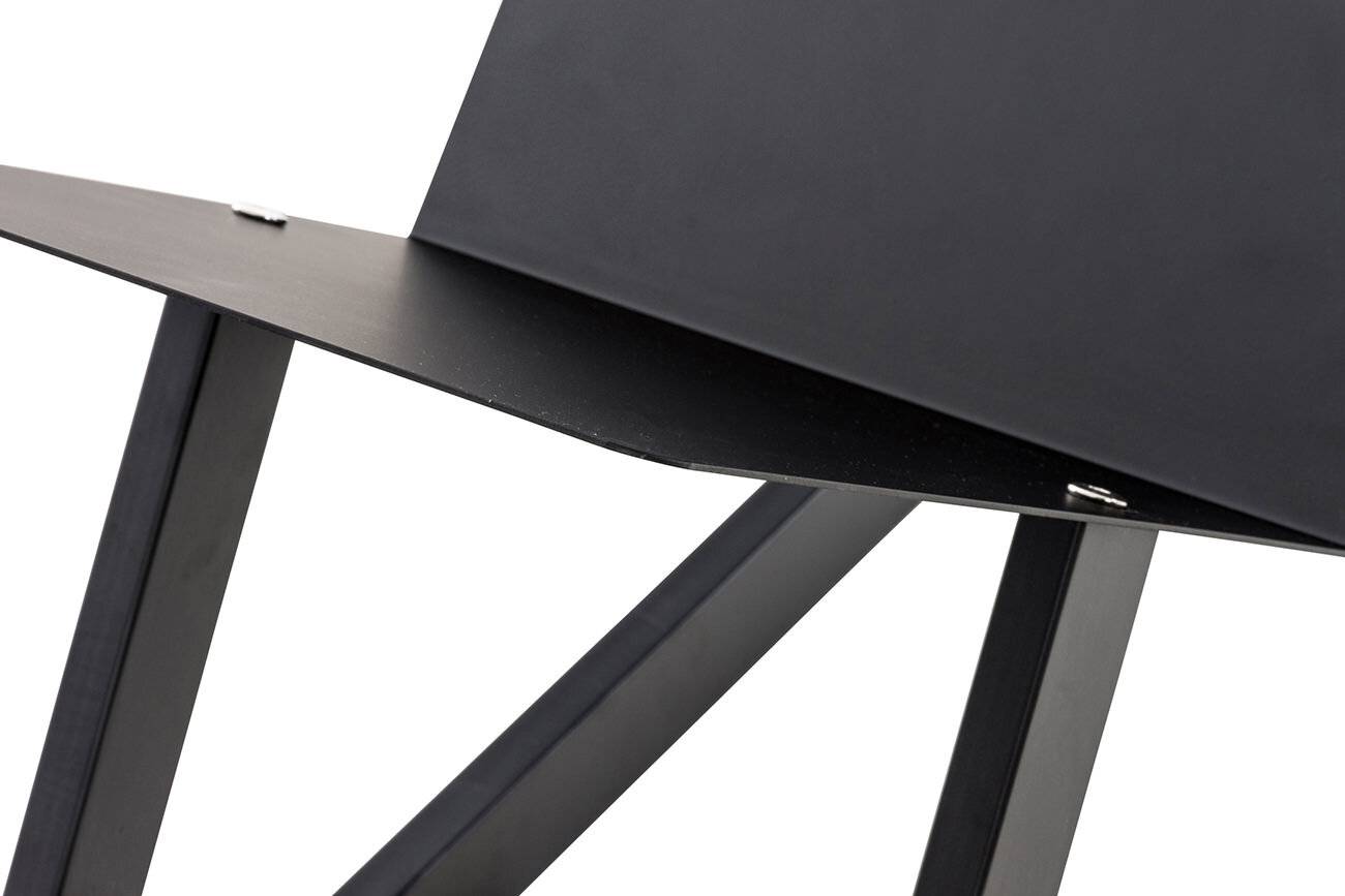 Kaminholzständer Winter 80x30x47,2 schwarz-4