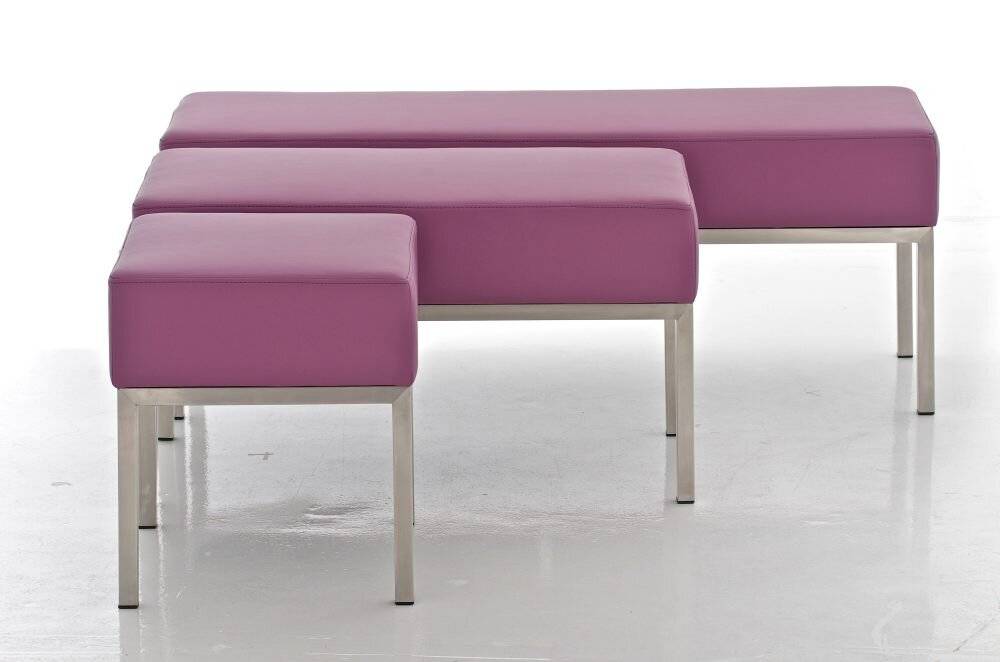 2er Sitzbank Lamega 40x80 lila-3