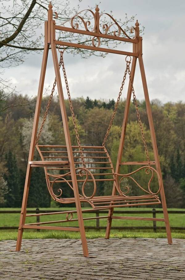 Gartenschaukel Aimee antik braun