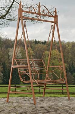 Gartenschaukel Aimee antik braun
