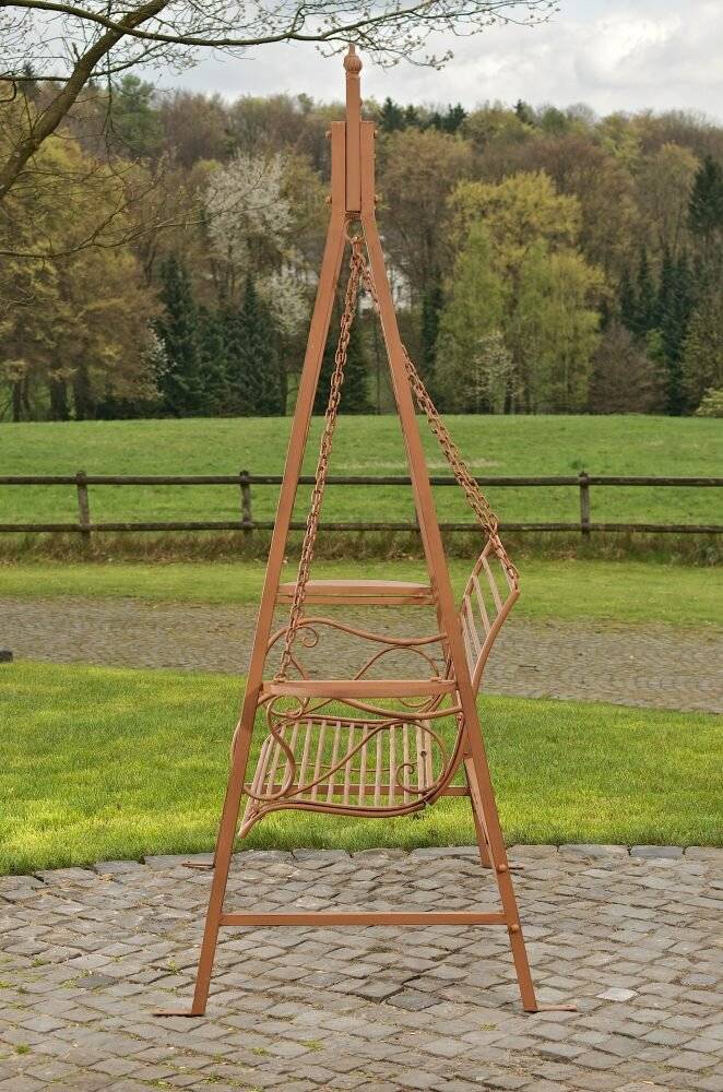 Gartenschaukel Aimee antik braun-2