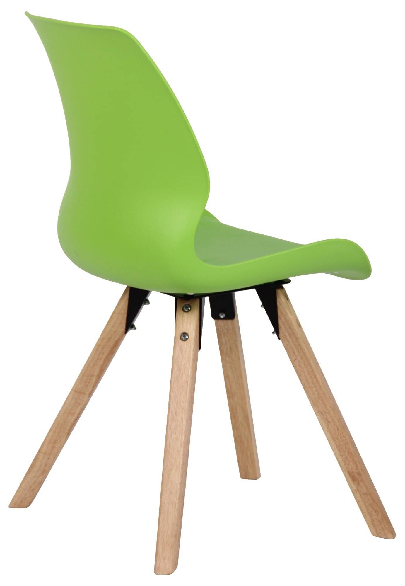 4er Set Stuhl Luna Kunststoff grün-2