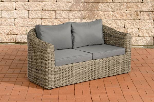 2er-Sofa Bergen Eisengrau 5mm natura