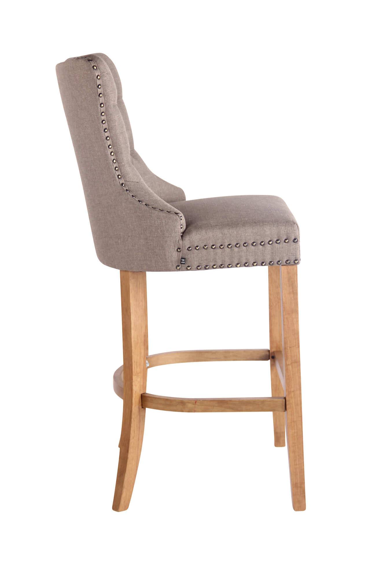 Barhocker Taipeh Stoff antik-hell taupe-2