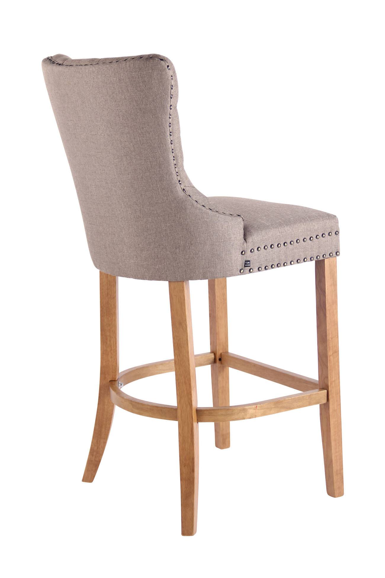 Barhocker Taipeh Stoff antik-hell taupe-3