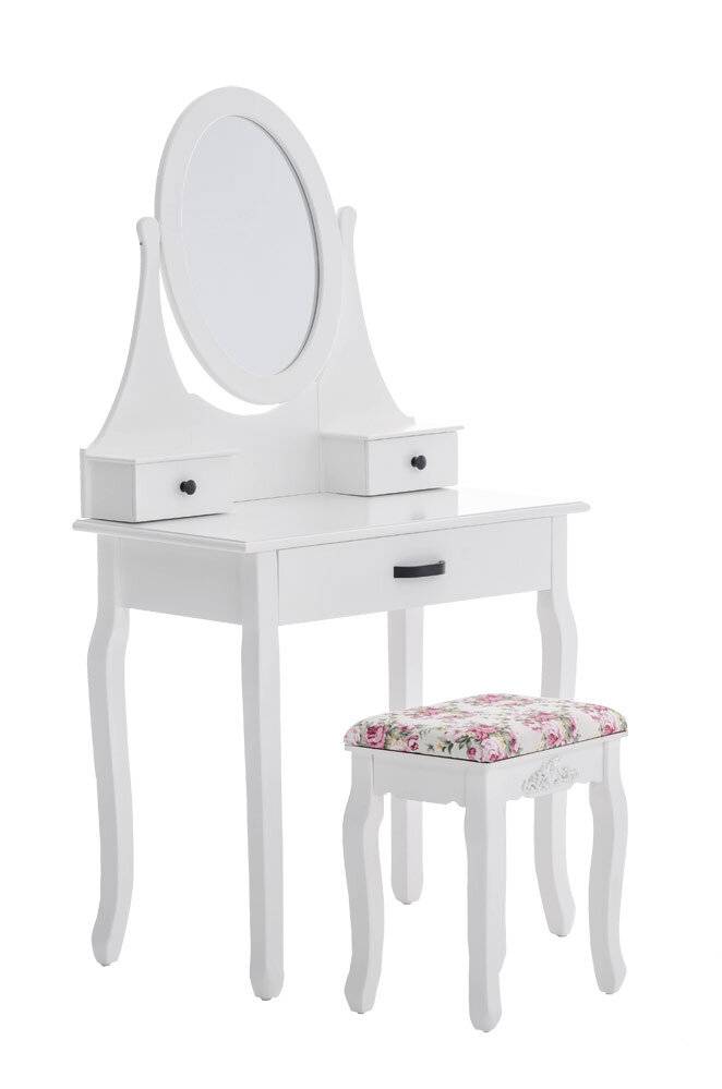 Schminktisch Neila 75*40*136cm weiß-0