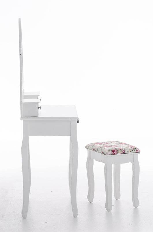 Schminktisch Neila 75*40*136cm weiß-2
