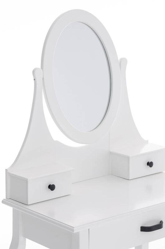 Schminktisch Neila 75*40*136cm weiß-4