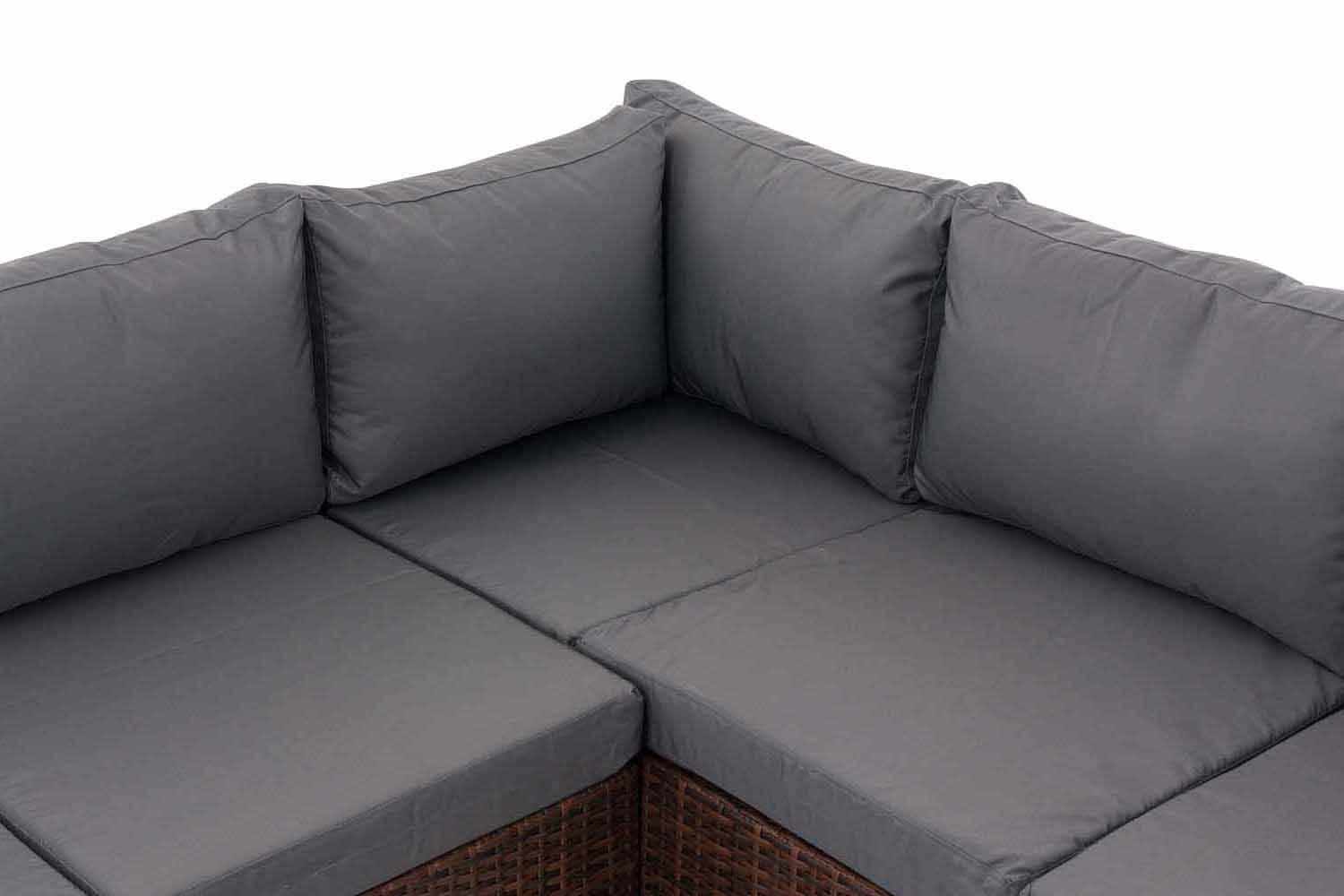 Ecksofa-Garnitur Liberi Eisengrau braun-meliert-3