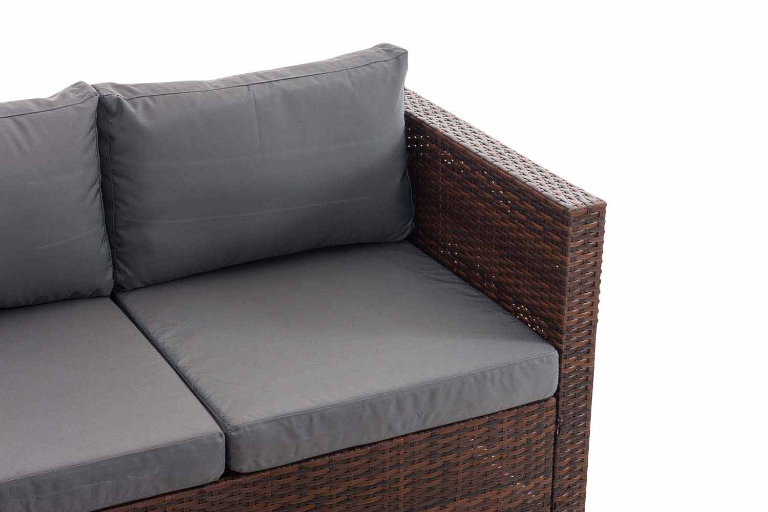 Ecksofa-Garnitur Liberi Eisengrau braun-meliert-4