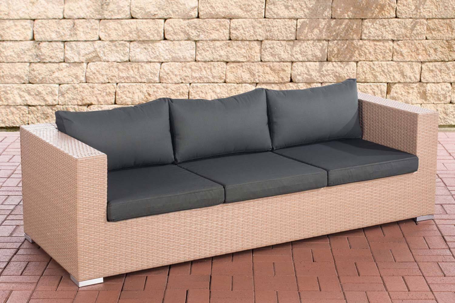 3er Sofa Casablanca anthrazit sand-0