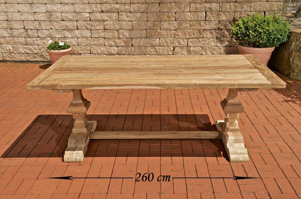 Tisch Astra 260x105x75 outdoor Teak natura-1