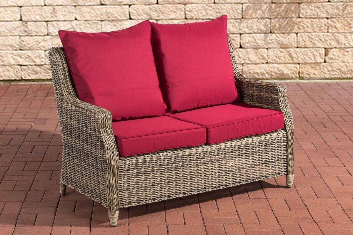 2er Sofa Montero Rubinrot natura-0