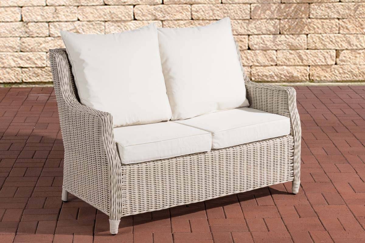 2er Sofa Montero Cremeweiss perlweiß