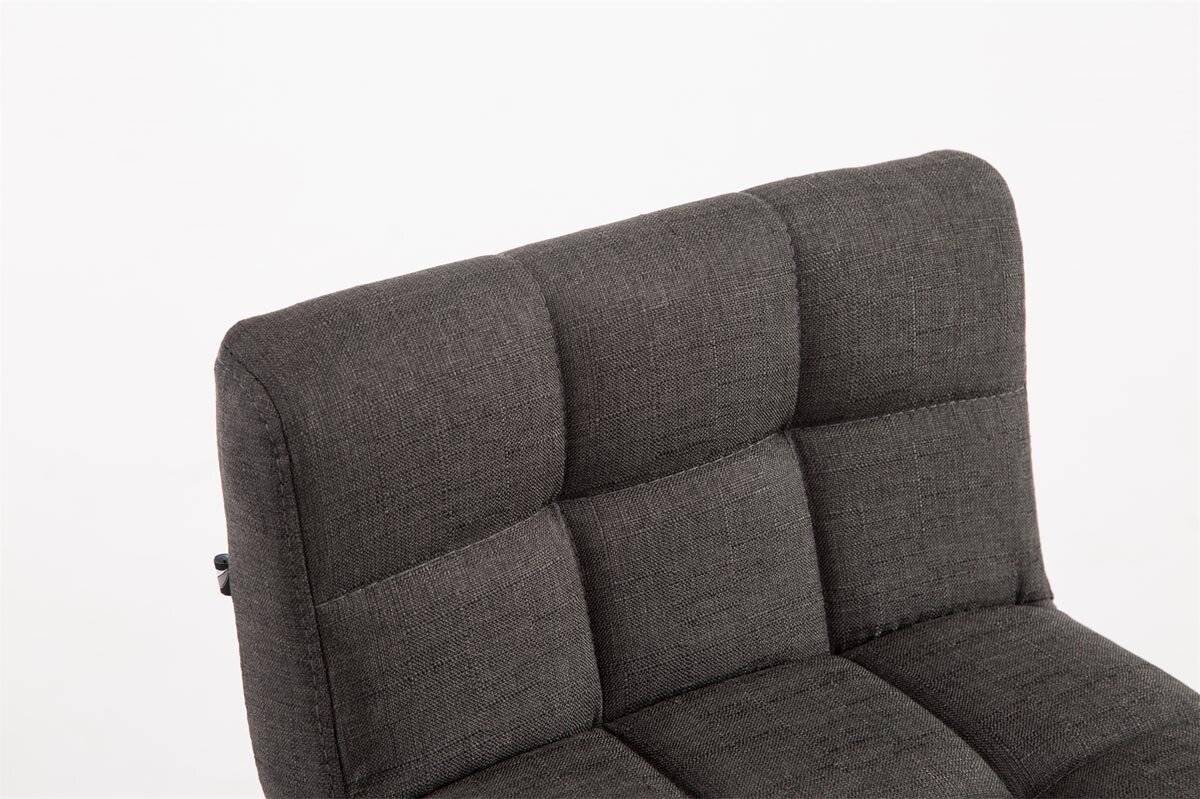 Barhocker Lincoln V2 Stoff Walnuss dunkelgrau-4