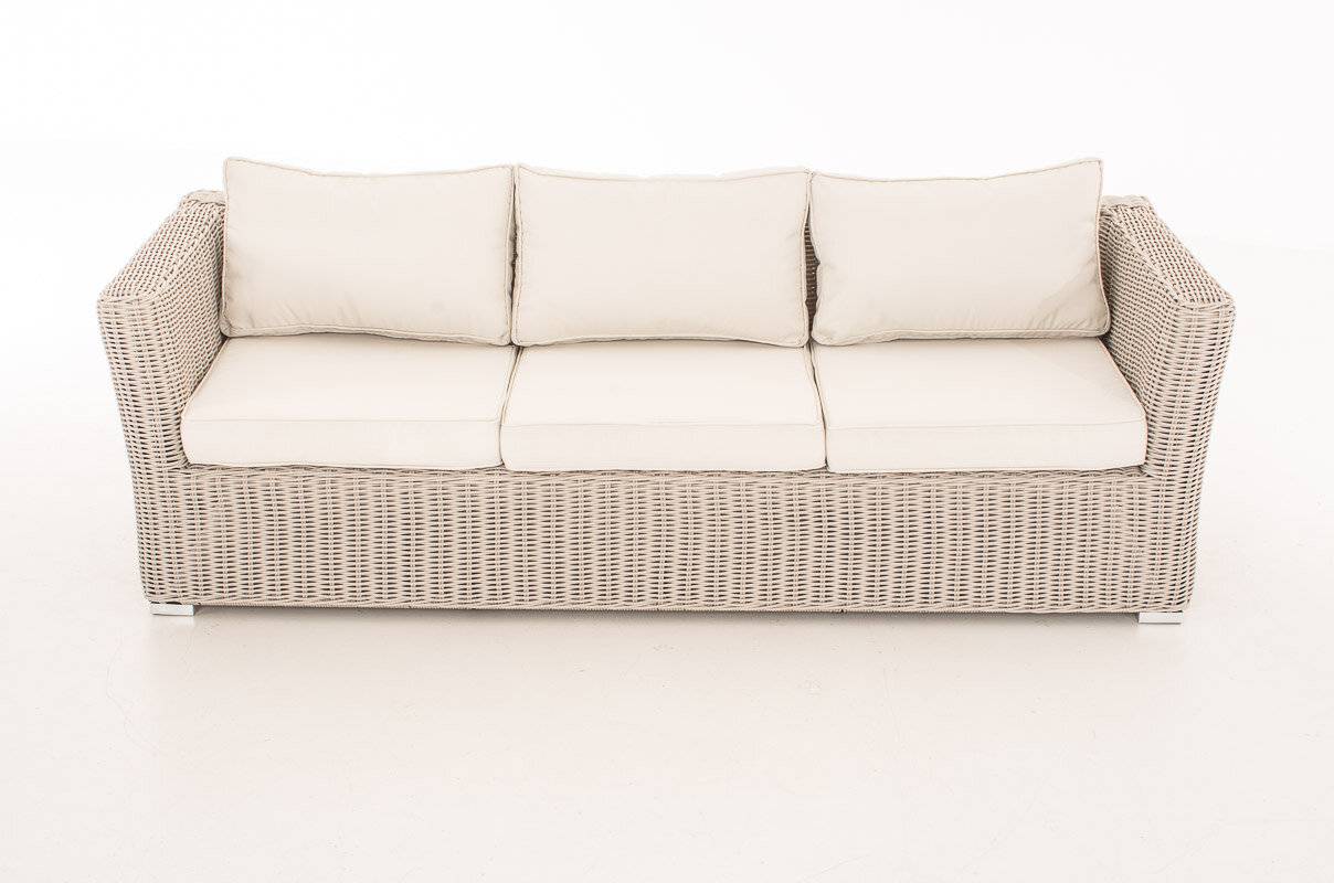3er Sofa Mandal Cremeweiss perlweiß-1