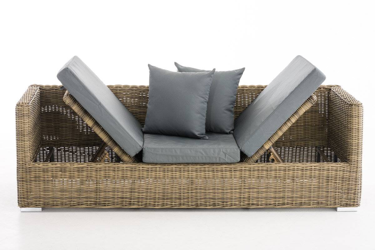 Lounge-Sofa Solano 5mm Eisengrau natura-2