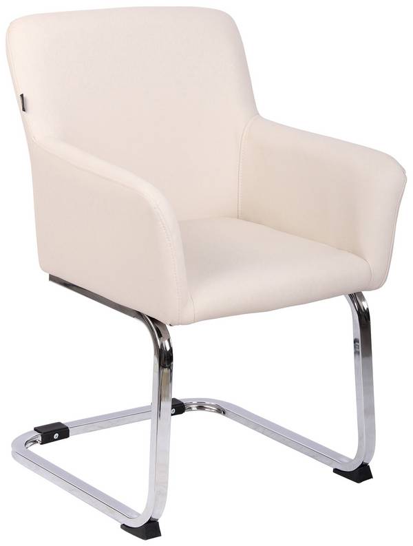 Stuhl Puka Kunstleder creme