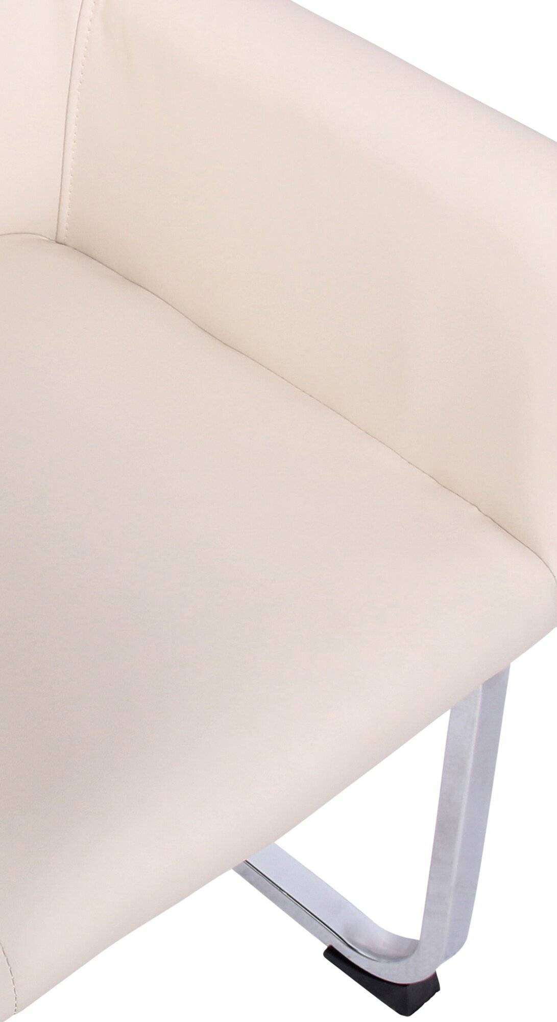 Stuhl Puka Kunstleder creme-2