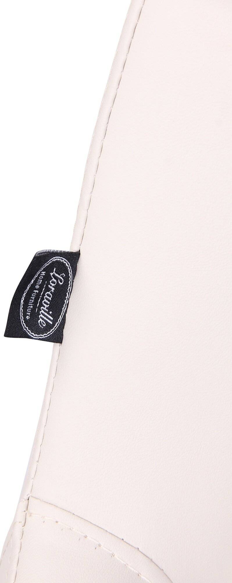 Stuhl Puka Kunstleder creme-3