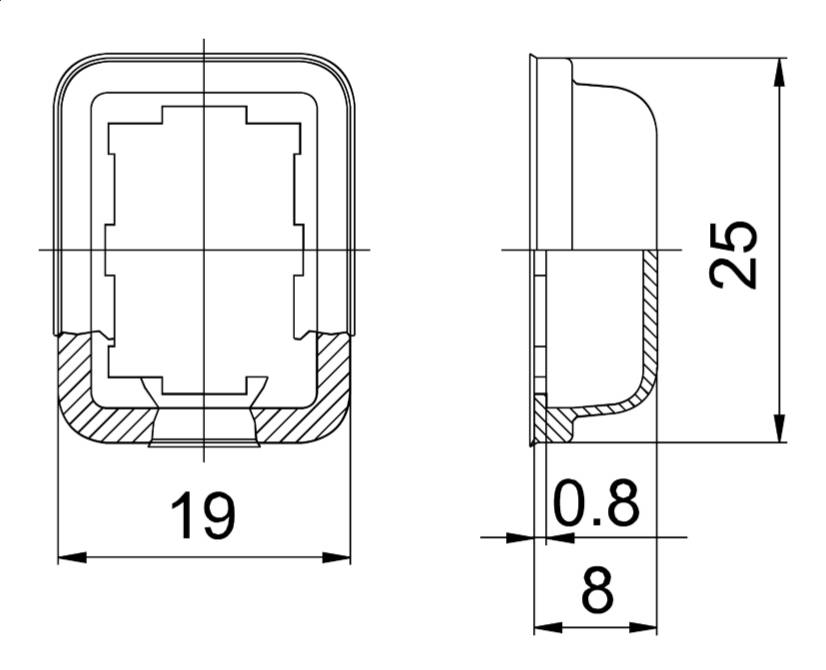 493 Schutzkappe transparent Marquardt 203.089.011-1