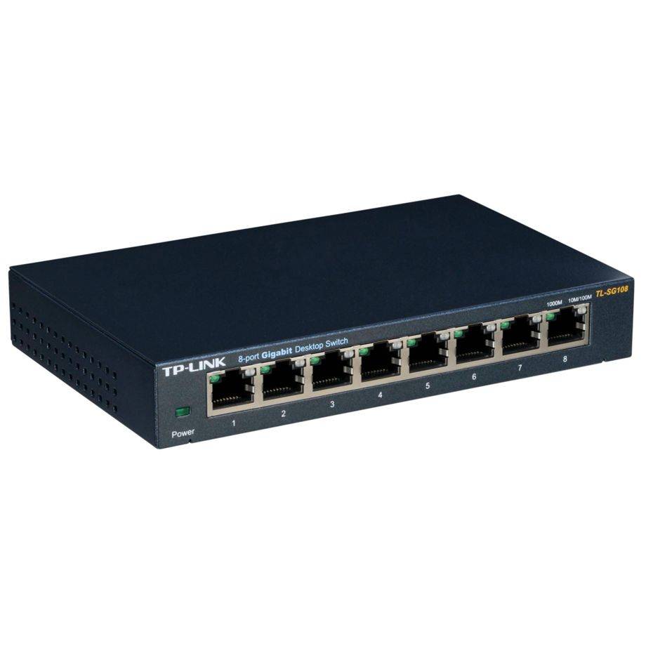 TP-LINK TL-SG108 8-port Metal Gigabit Switch-1
