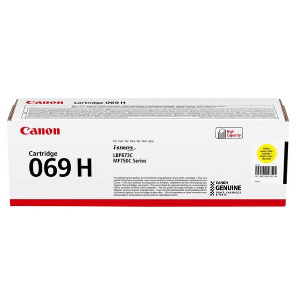 Canon 069H - Hohe Ergiebigkeit - Gelb - original - Box - Tonerpatrone - für i-SE