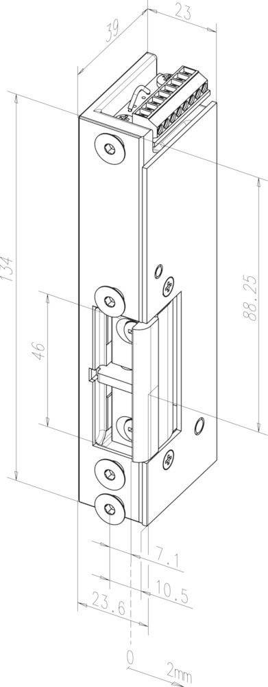 Assa Abloy effeff Fluchttüröffner 331U80F-----F94-3
