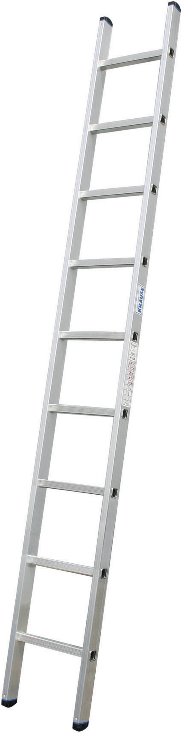 Krause 127037 Aluminium Anlegeleiter Arbeitshöhe (max.): 3.60 m Silber DIN EN 131 4.5 kg