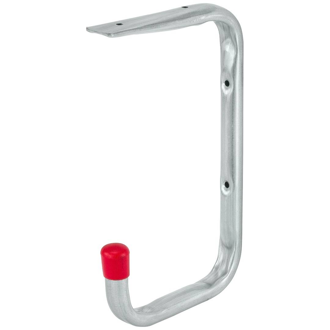 Vormann Wand-/Deckenhaken 245x110x72x160mm Stahl verzinkt mit roten Endkappen-1