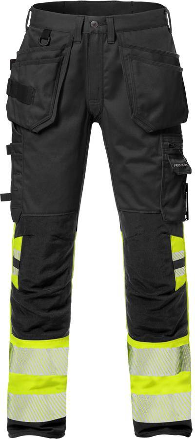 FRISTADS 127732-196 High Vis Handwerker Stretch-Hose Kl. 1 2706 PLU Gr.C146 War-0