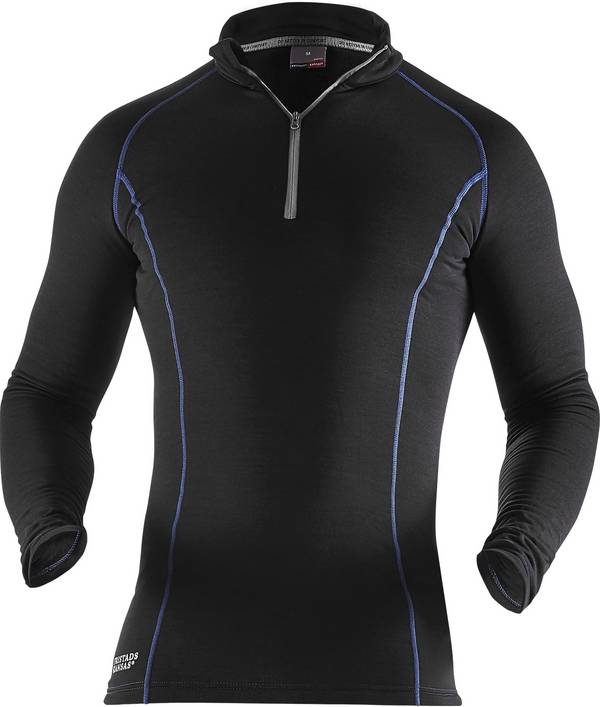 FRISTADS 111570-940 Polartec® Zipper-T-Shirt Langarm 7078 PT  Gr.XL Schwarz